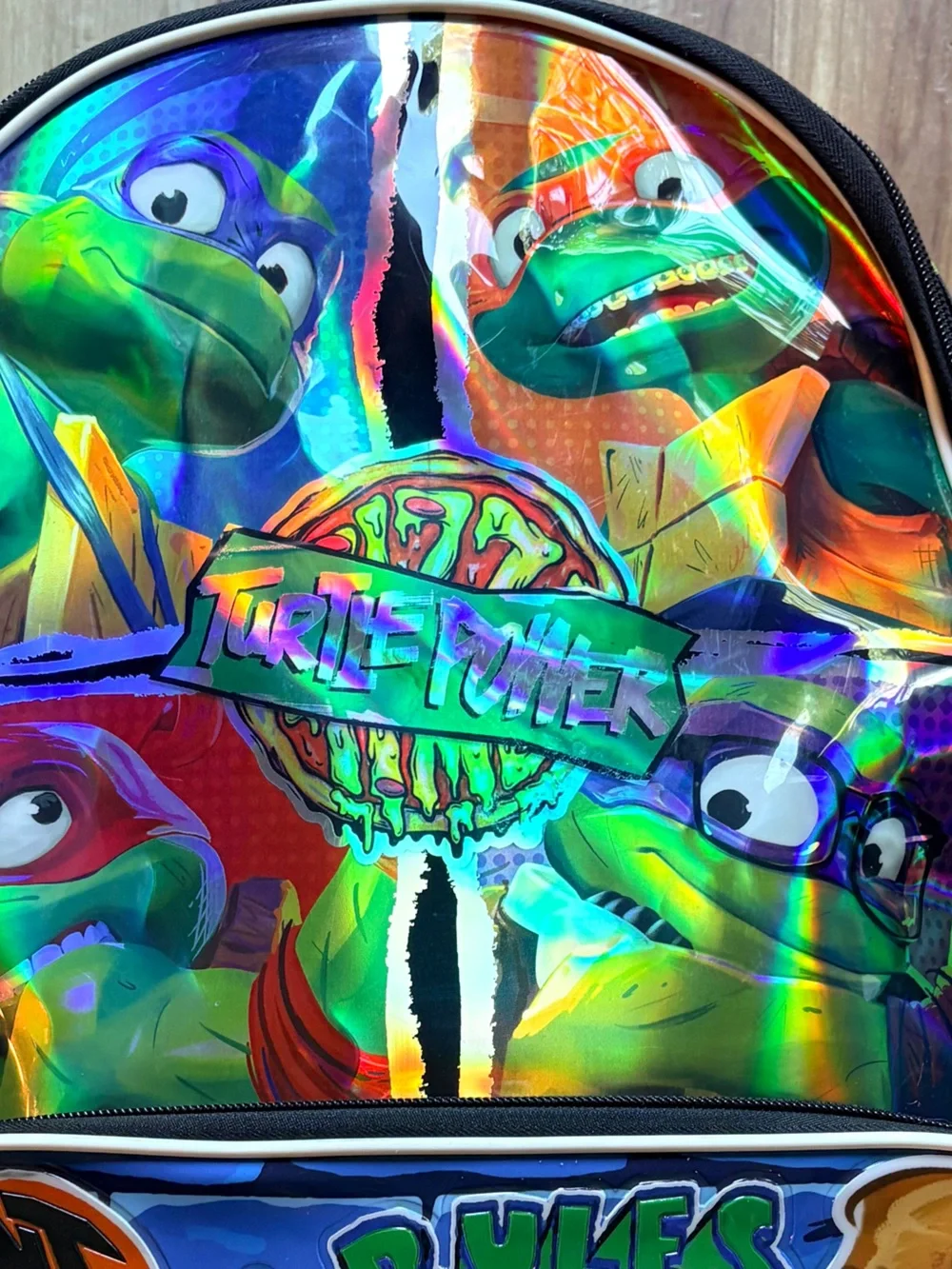 Teenage Mutant Ninja Turtle Holographic Backpack - Multicolor